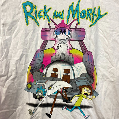 Adult Swim Rick and Morty Lawnmower Dog Snuffles T-Shirt Medium