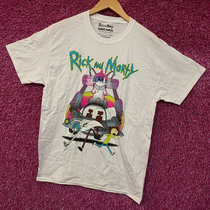 Adult Swim Rick and Morty Lawnmower Dog Snuffles T-Shirt Medium