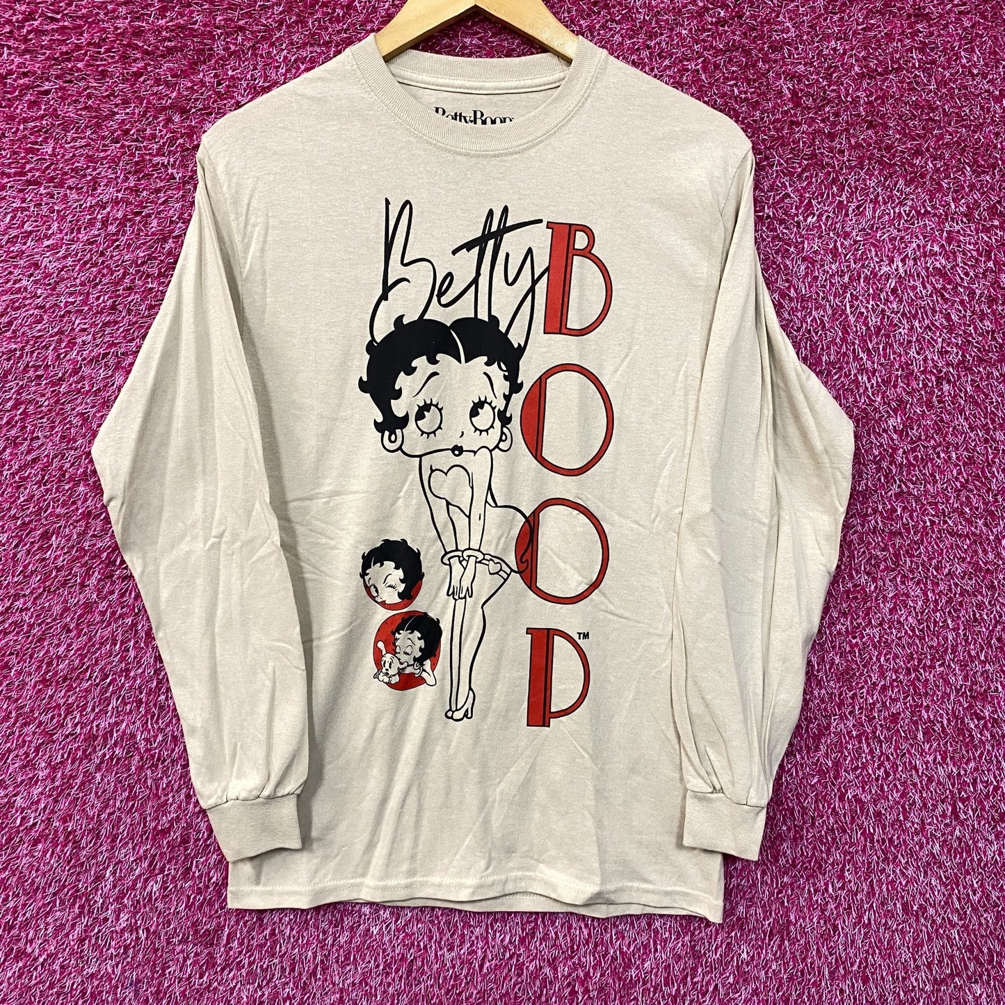 Betty Boop Retro Cartoon Long Sleeve T-Shirt Extra Small