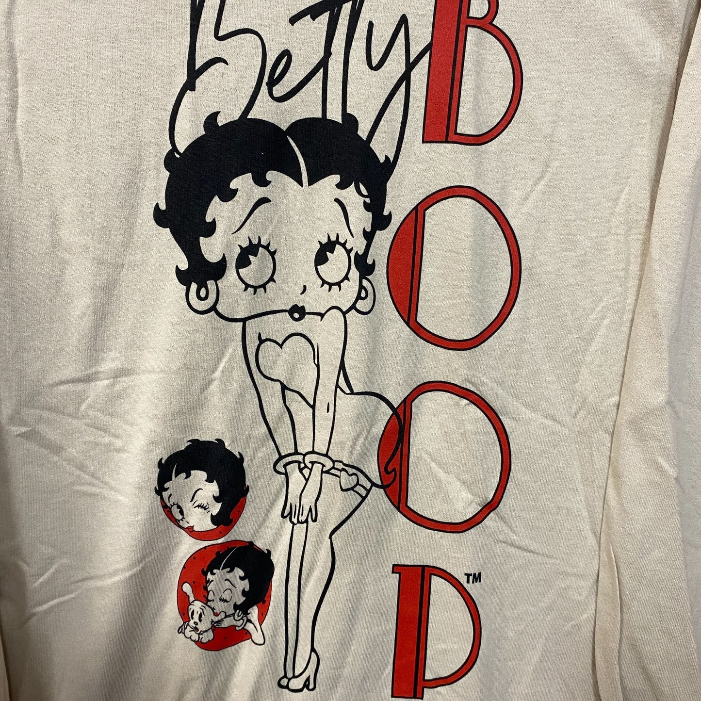 Betty Boop Retro Cartoon Long Sleeve T-Shirt Extra Small