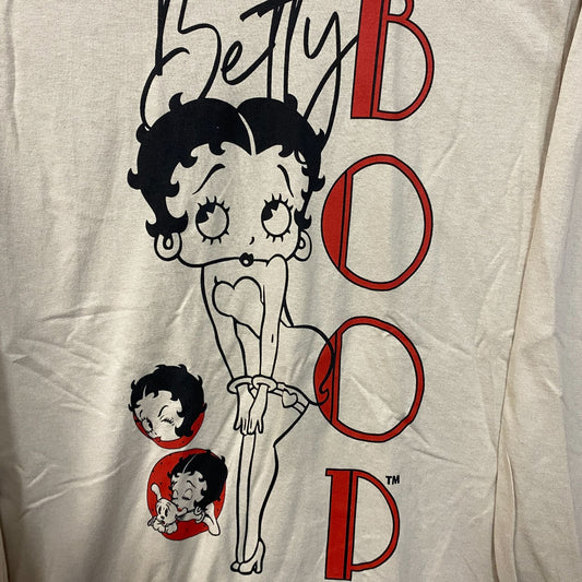 Betty Boop Retro Cartoon Long Sleeve T-Shirt Extra Small