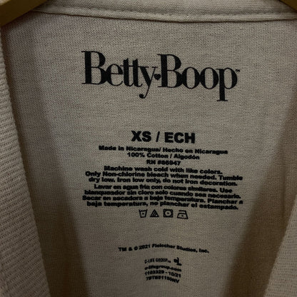 Betty Boop Retro Cartoon Long Sleeve T-Shirt Extra Small