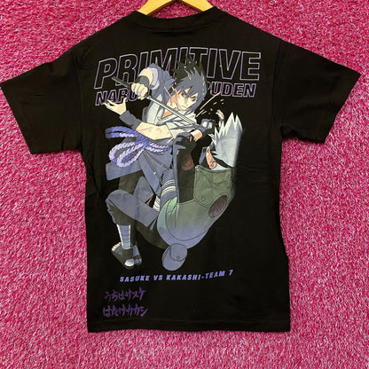 Primitive x Naruto Shippuden Sasuke vs. Kakashi - Team 7 T-Shirt Small