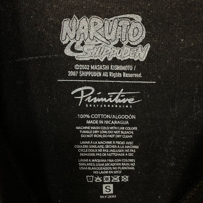 Primitive x Naruto Shippuden Sasuke vs. Kakashi - Team 7 T-Shirt Small