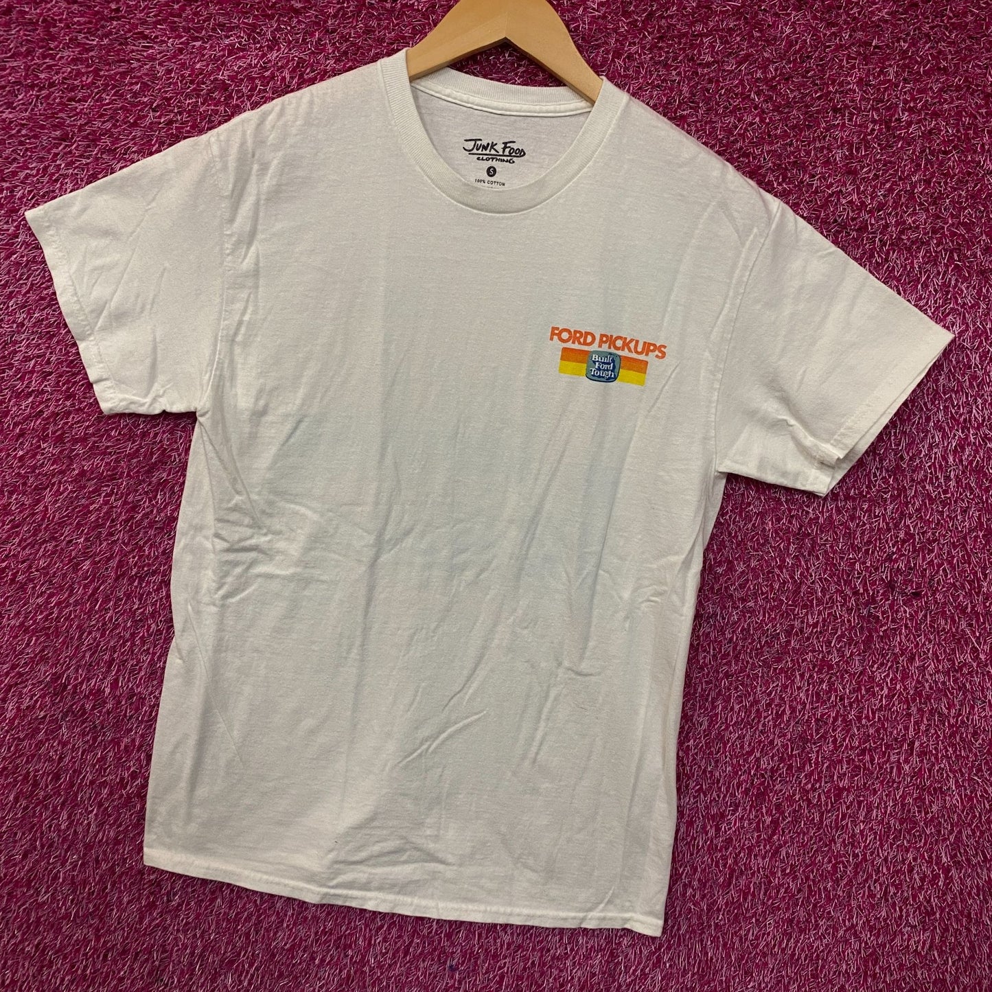 Junk Food Ford Pickups Trucks 1976 Graphic T-Shirt Small
