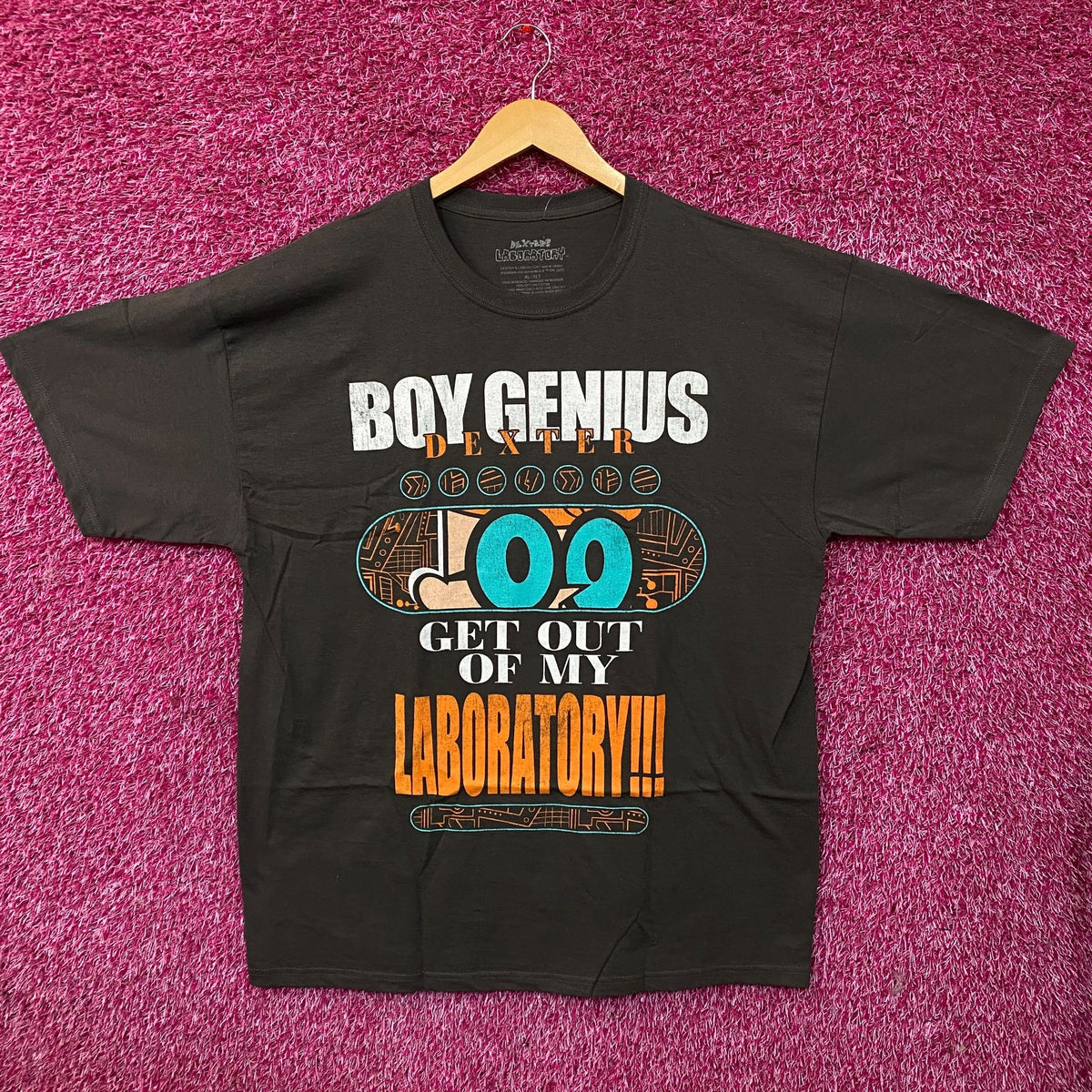 Cartoon Network Dexter's Laboratory Boy Genius Dexter T-Shirt XL