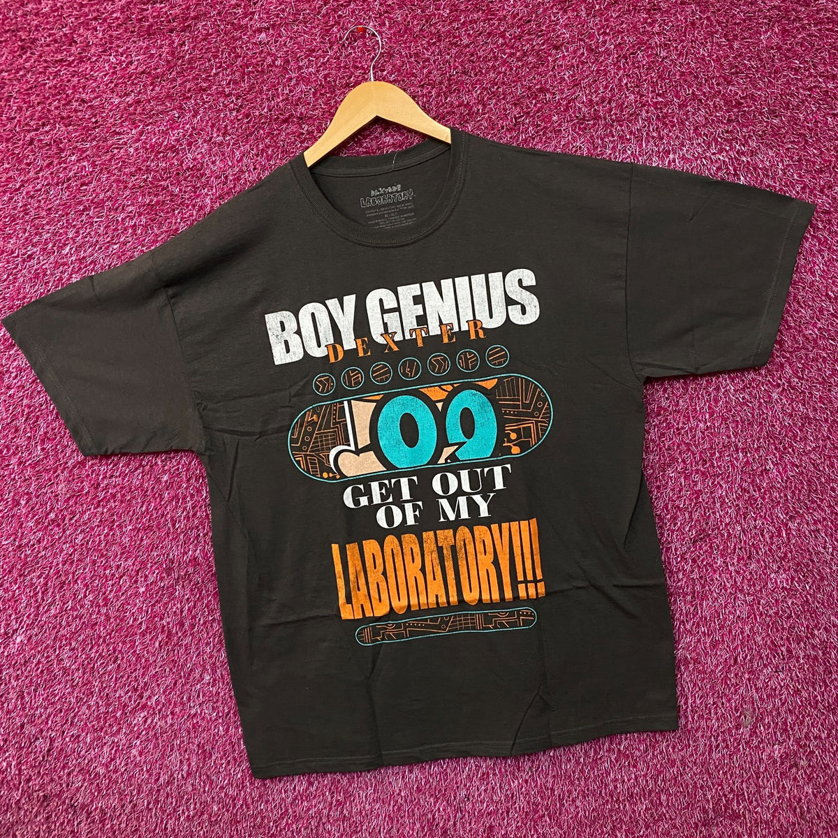 Cartoon Network Dexter's Laboratory Boy Genius Dexter T-Shirt XL