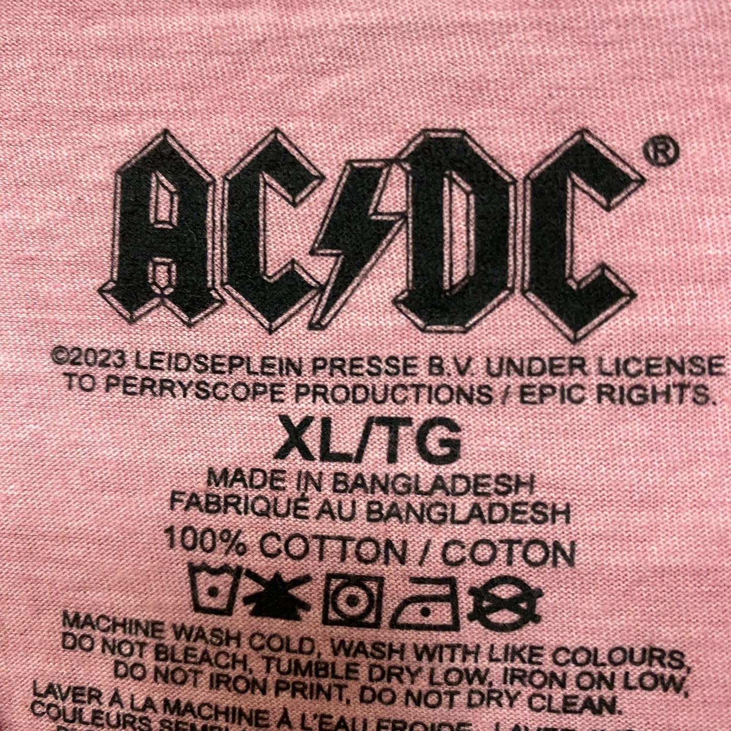 Ac/Dc Who Made Who Rock Tshirt size extra large