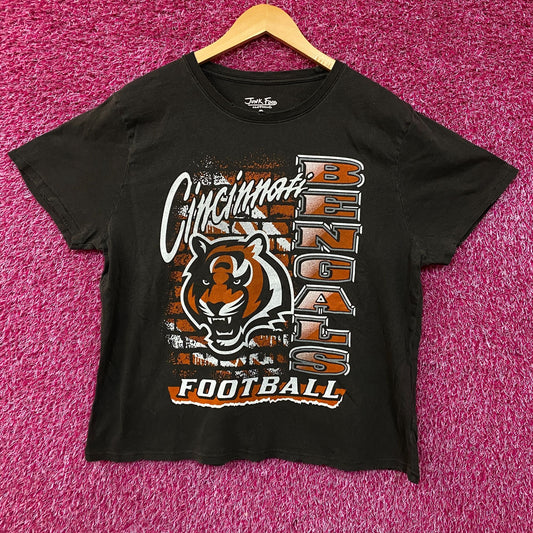 Junk Food Clothing Women's NFL Cincinnati Bengals Brick Retro Tee XL