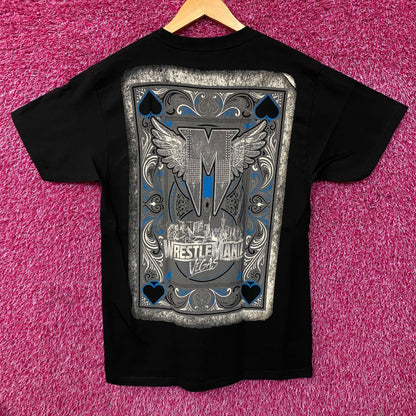 WWE Drew McIntyre WrestleMania Card Graphic T-Shirt Medium