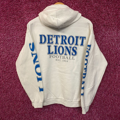 Junk Food Clothing Detroit Lions White Hoodie Small