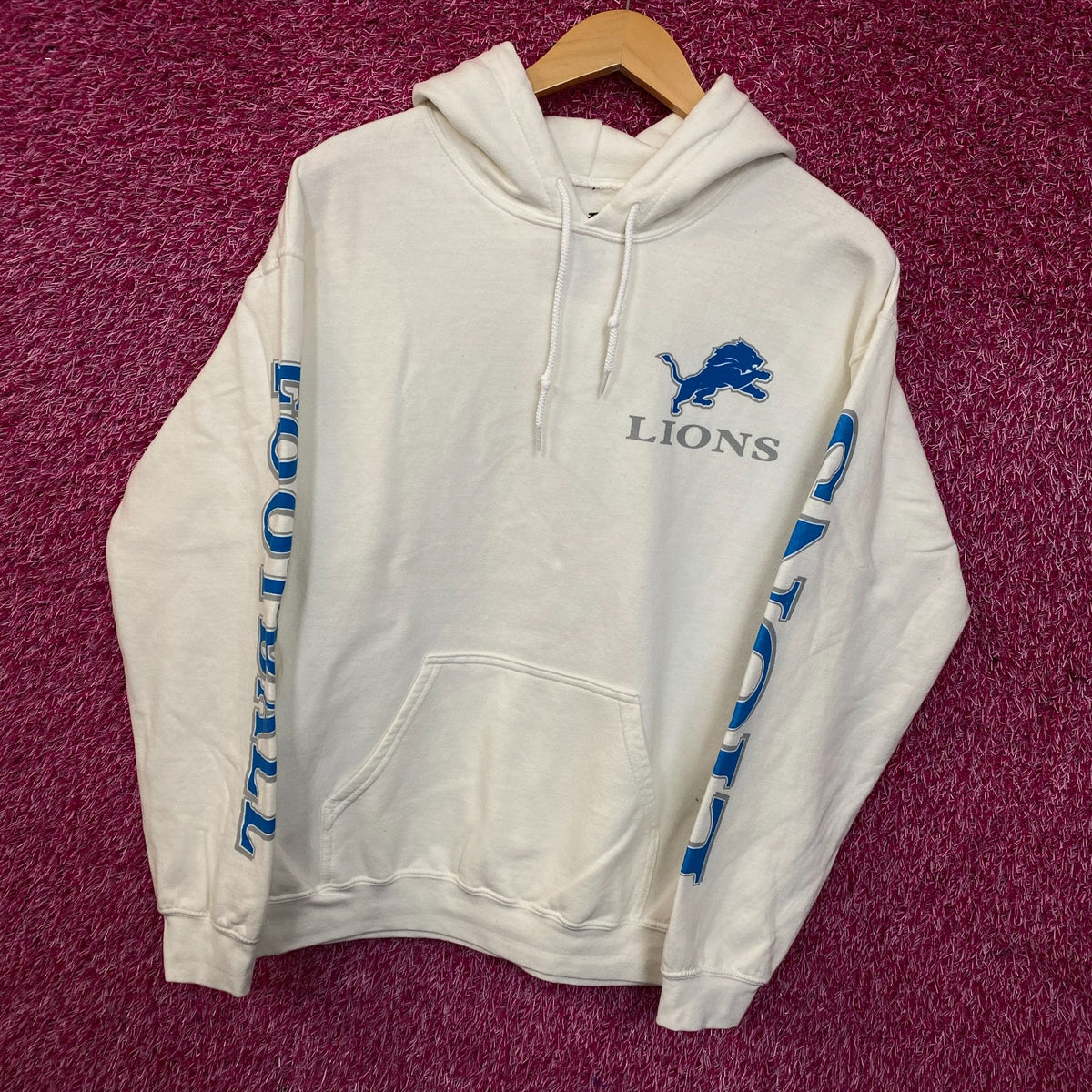 Junk Food Clothing Detroit Lions White Hoodie Small