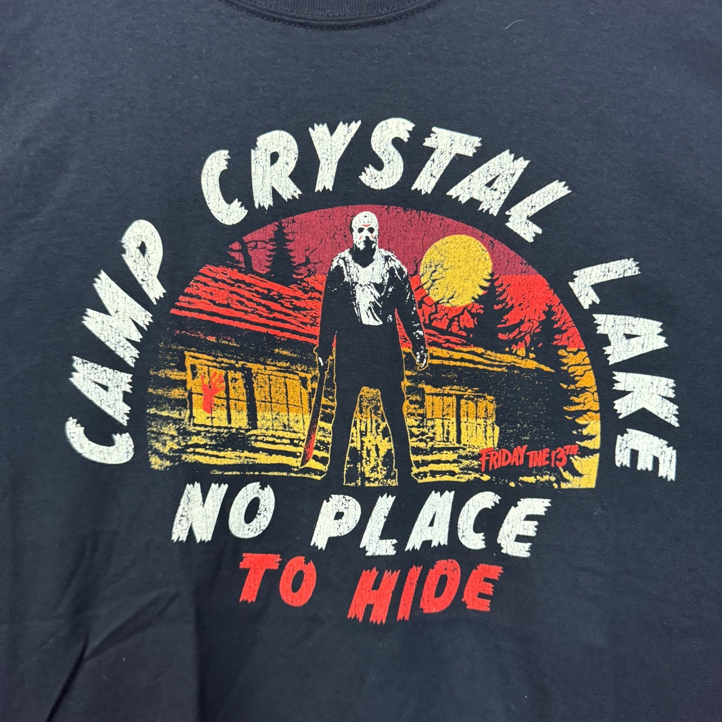 Friday the 13th Camp Crystal Lake T-shirt size 2XL.