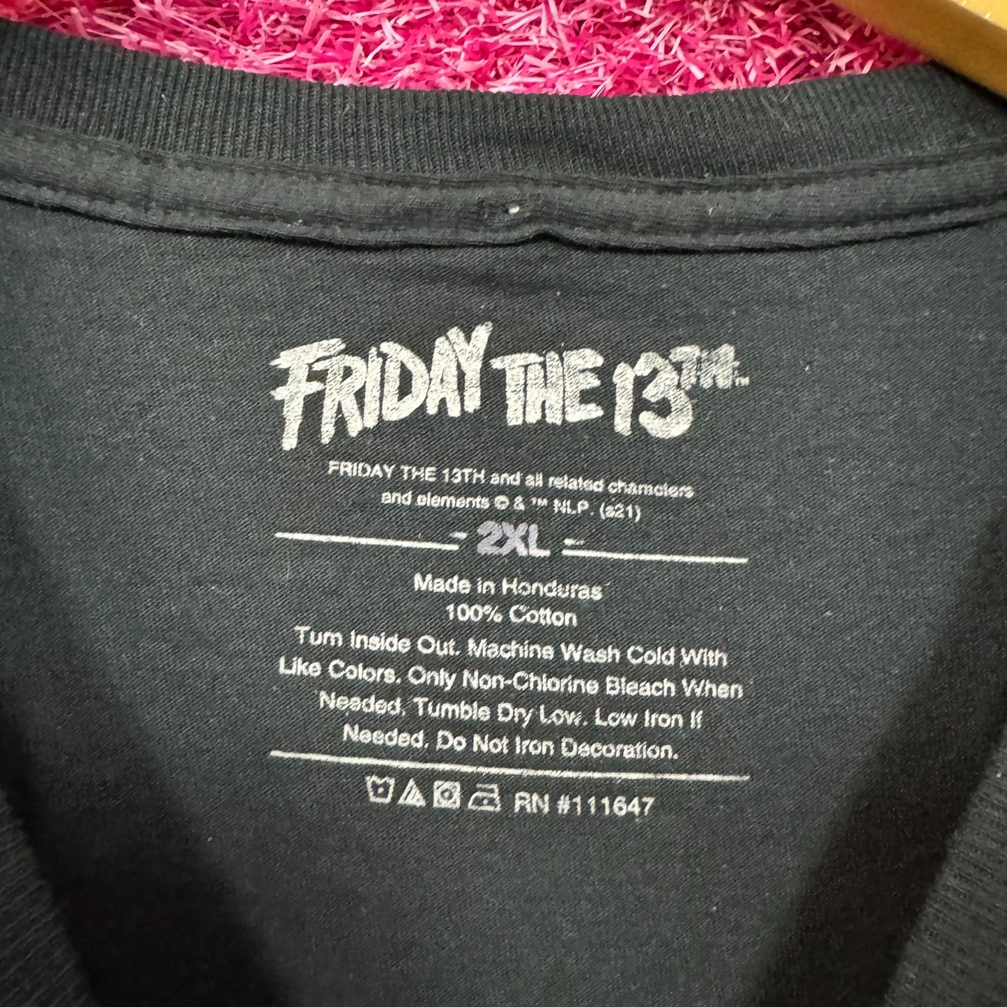 Friday the 13th Camp Crystal Lake T-shirt size 2XL.