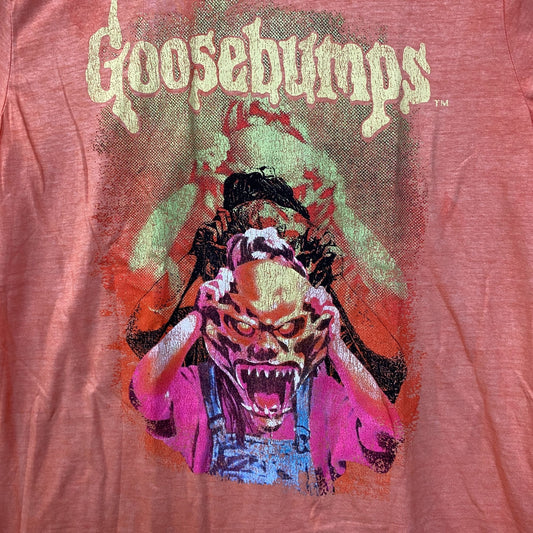 The Haunted Mask Goosebumps Graphic Design Horror T-Shirt Large