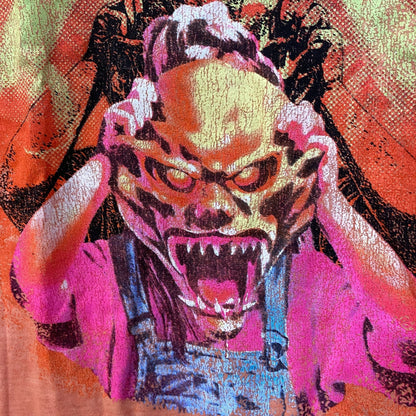 The Haunted Mask Goosebumps Graphic Design Horror T-Shirt Large