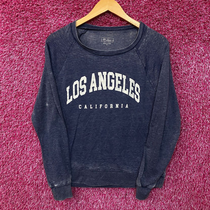 Los Angeles California Spellout Long Sleeve Tshirt size Medium