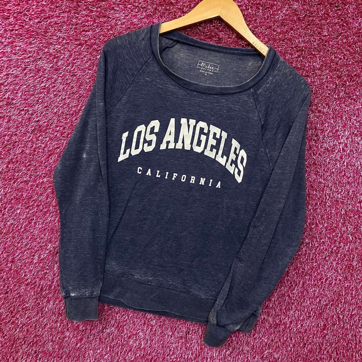 Los Angeles California Spellout Long Sleeve Tshirt size Medium