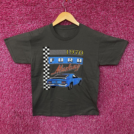 Junk Food Clothing Ford Mustang Retro Graphic T-Shirt Small