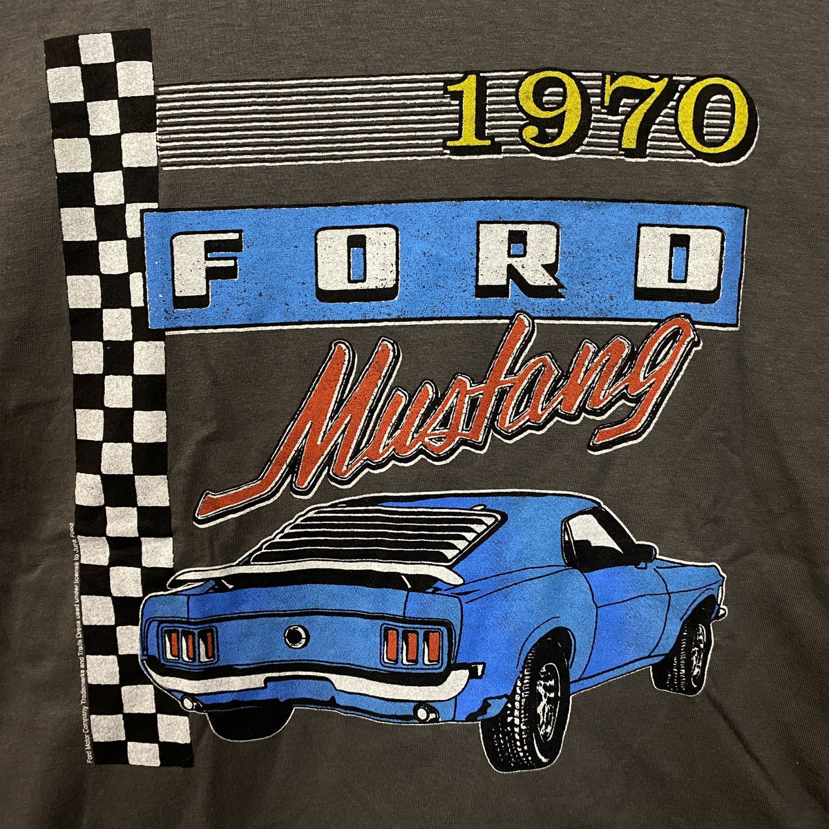 Junk Food Clothing Ford Mustang Retro Graphic T-Shirt Small