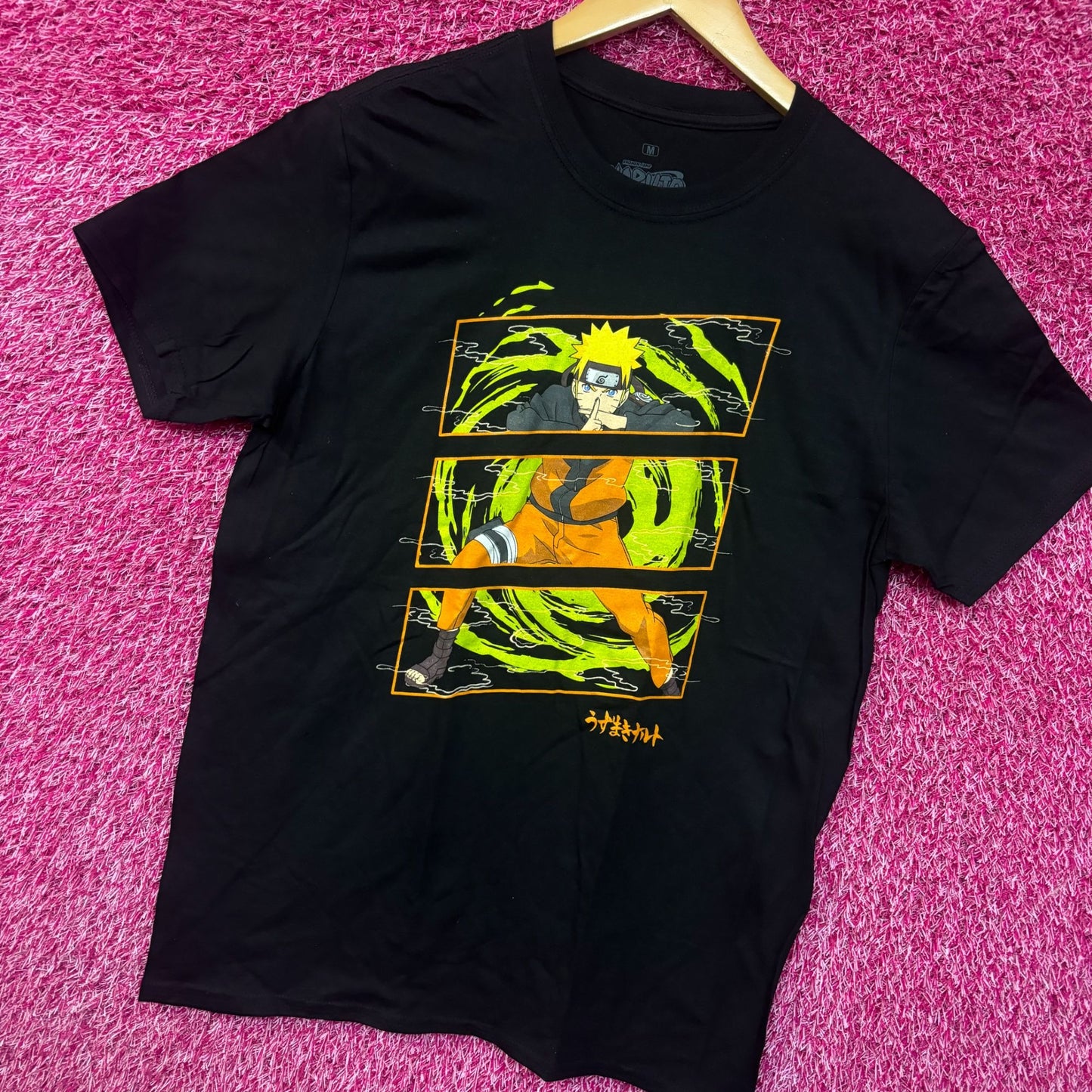 Naruto Green Portal Anime T-shirt size medium