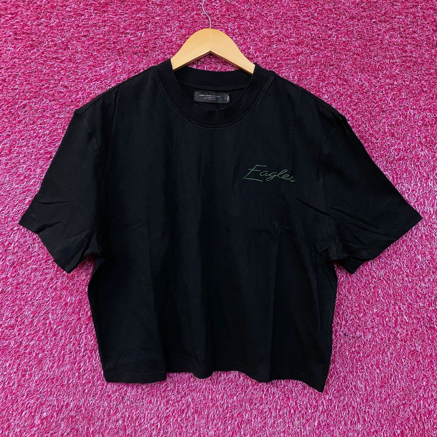 Junk Food Philadelphia Eagles Crop Shirt Large