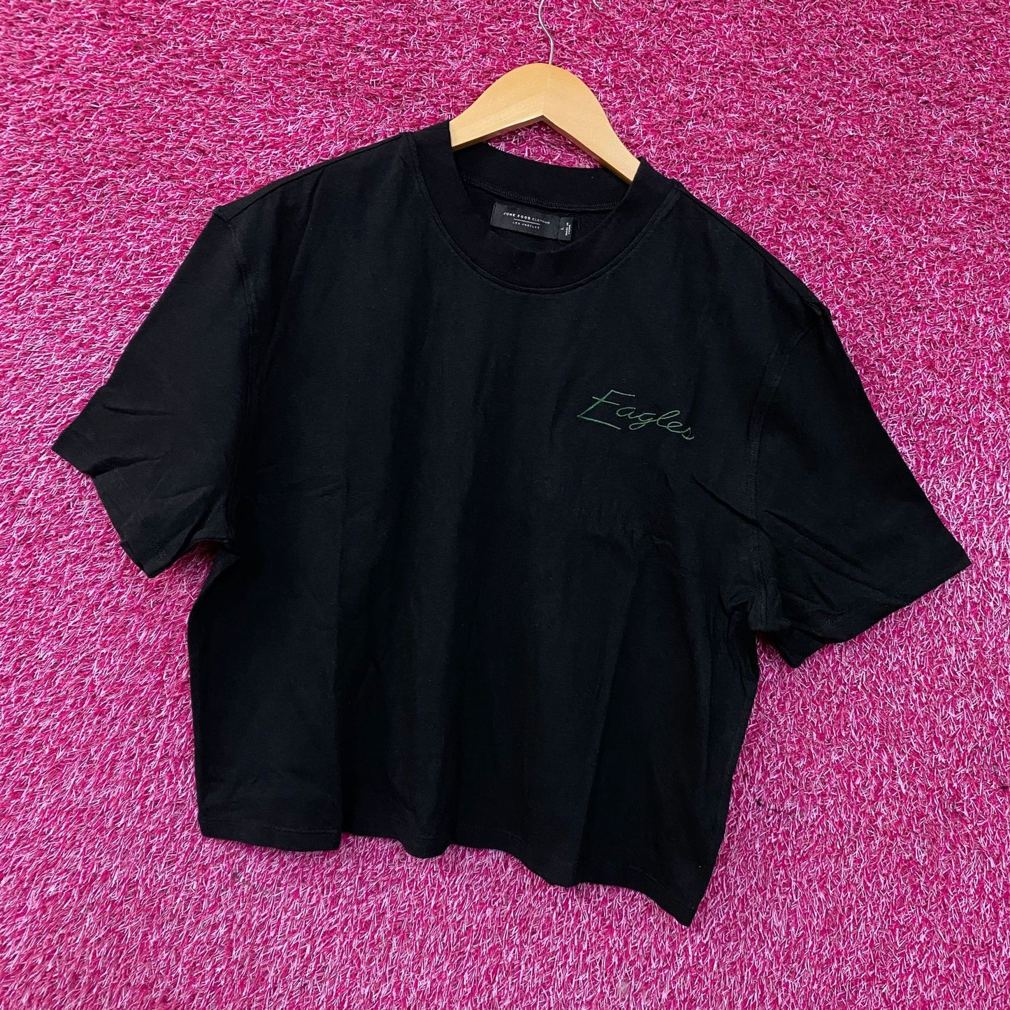 Junk Food Philadelphia Eagles Crop Shirt Large