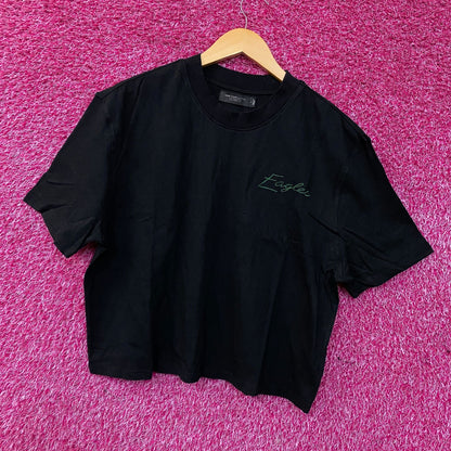 Junk Food Philadelphia Eagles Crop Shirt Large