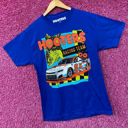 Hooters Racing Team Race Car Number 9 Graphic Design T-Shirt Medium
