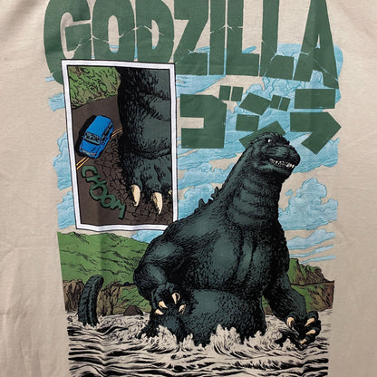 Godzilla Classic Ocean Comic Art T-Shirt 2XL