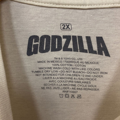 Godzilla Classic Ocean Comic Art T-Shirt 2XL