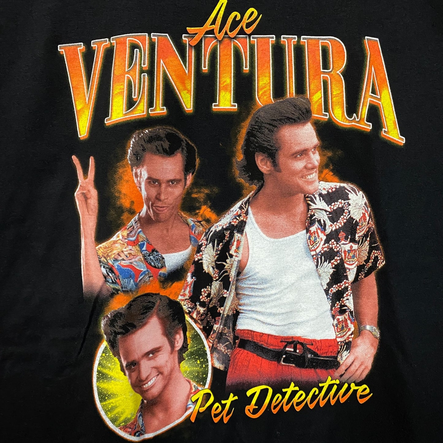 Ace Ventura Pet Detective Movie Graphic Design T-Shirt 2XL