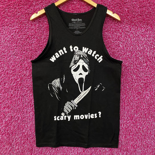 Scream Watch Movies Horror Graphic Design Tank Top Small