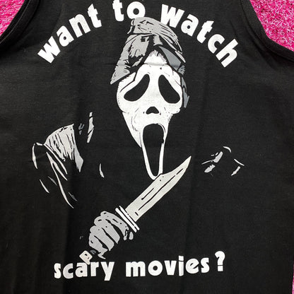 Scream Watch Movies Horror Graphic Design Tank Top Small