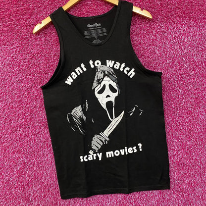 Scream Watch Movies Horror Graphic Design Tank Top Small