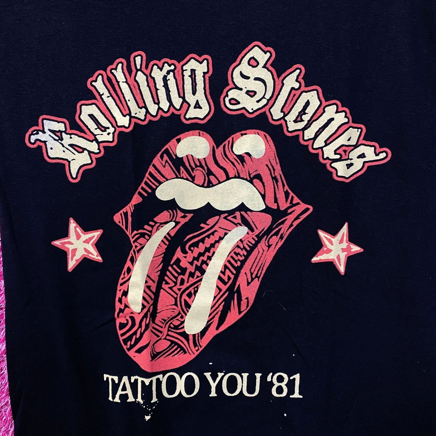 The Rolling Stones Tattoo You 81 Rock Tshirt size Small