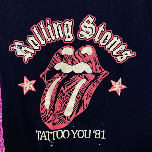 The Rolling Stones Tattoo You 81 Rock Tshirt size Small
