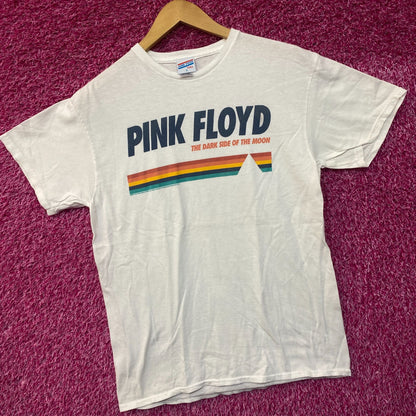 Pink Floyd Dark Side of the Moon White Rock Tshirt size Small