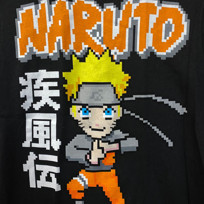 Naruto Shippuden 8-Bit Anime tshirt size Small