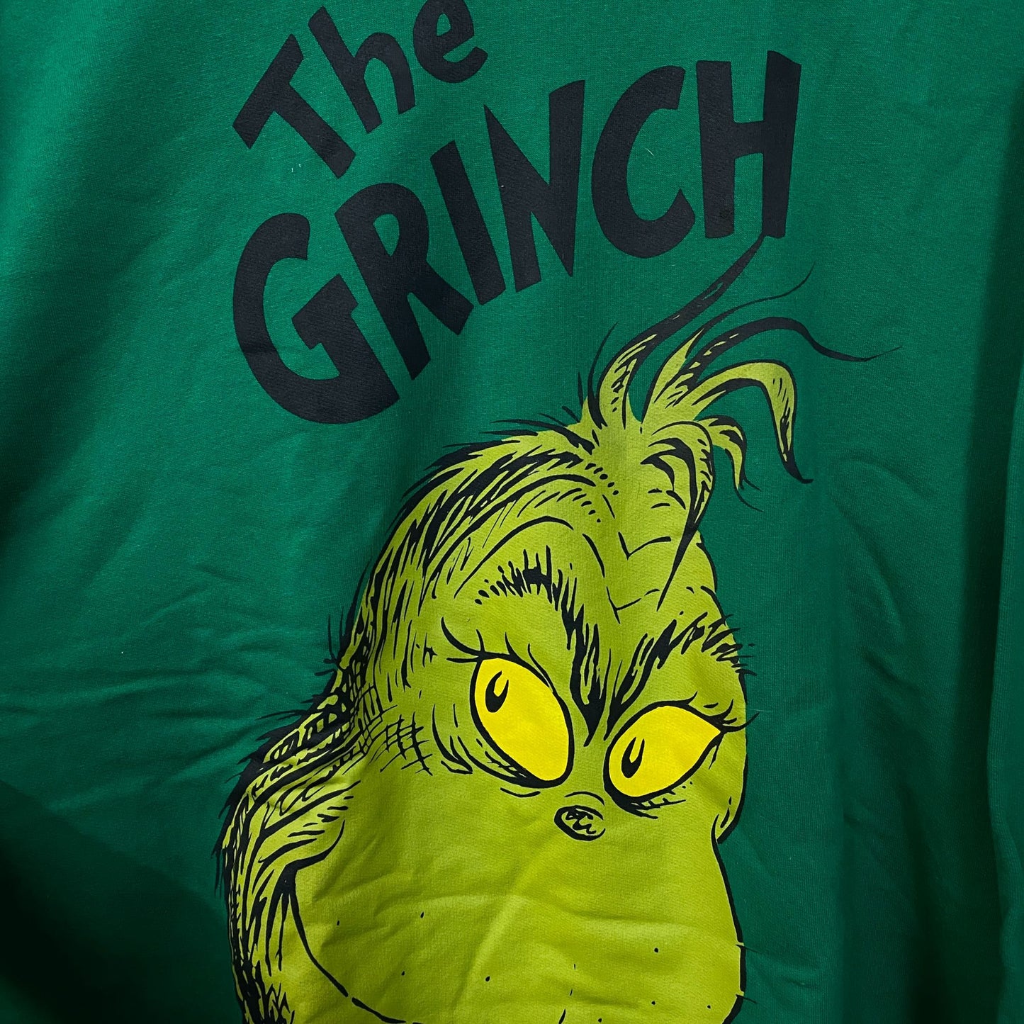 The Grinch Face Guly Christmas Sweater size extra large