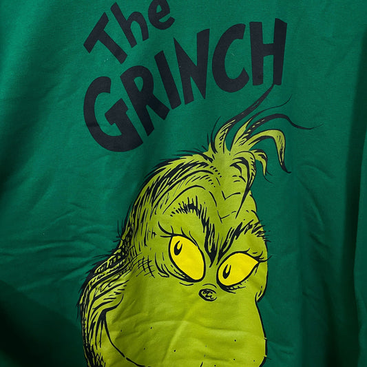 The Grinch Face Guly Christmas Sweater size extra large