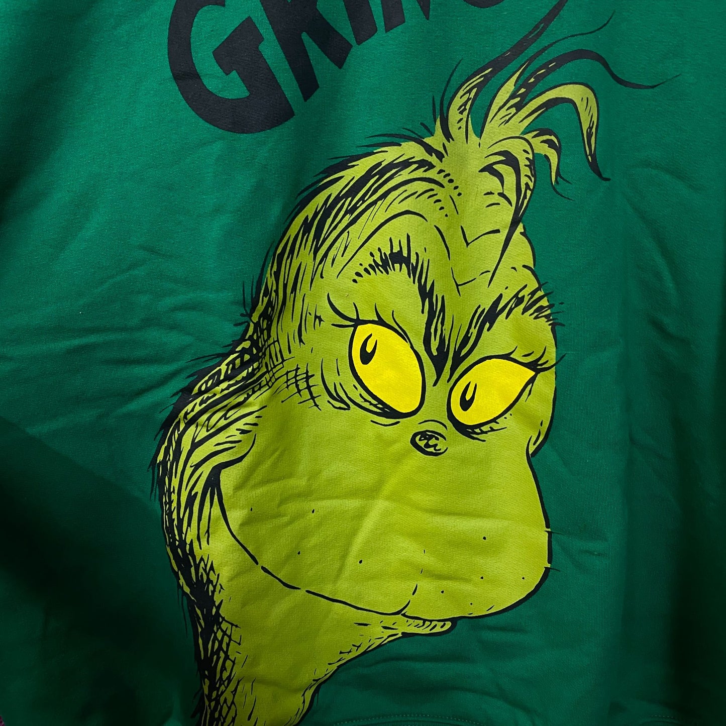 The Grinch Face Guly Christmas Sweater size extra large