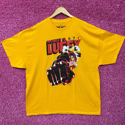 One Piece Luffy Gear 4 Bounce Man Whole Cake Island Arc T-Shirt 2XL