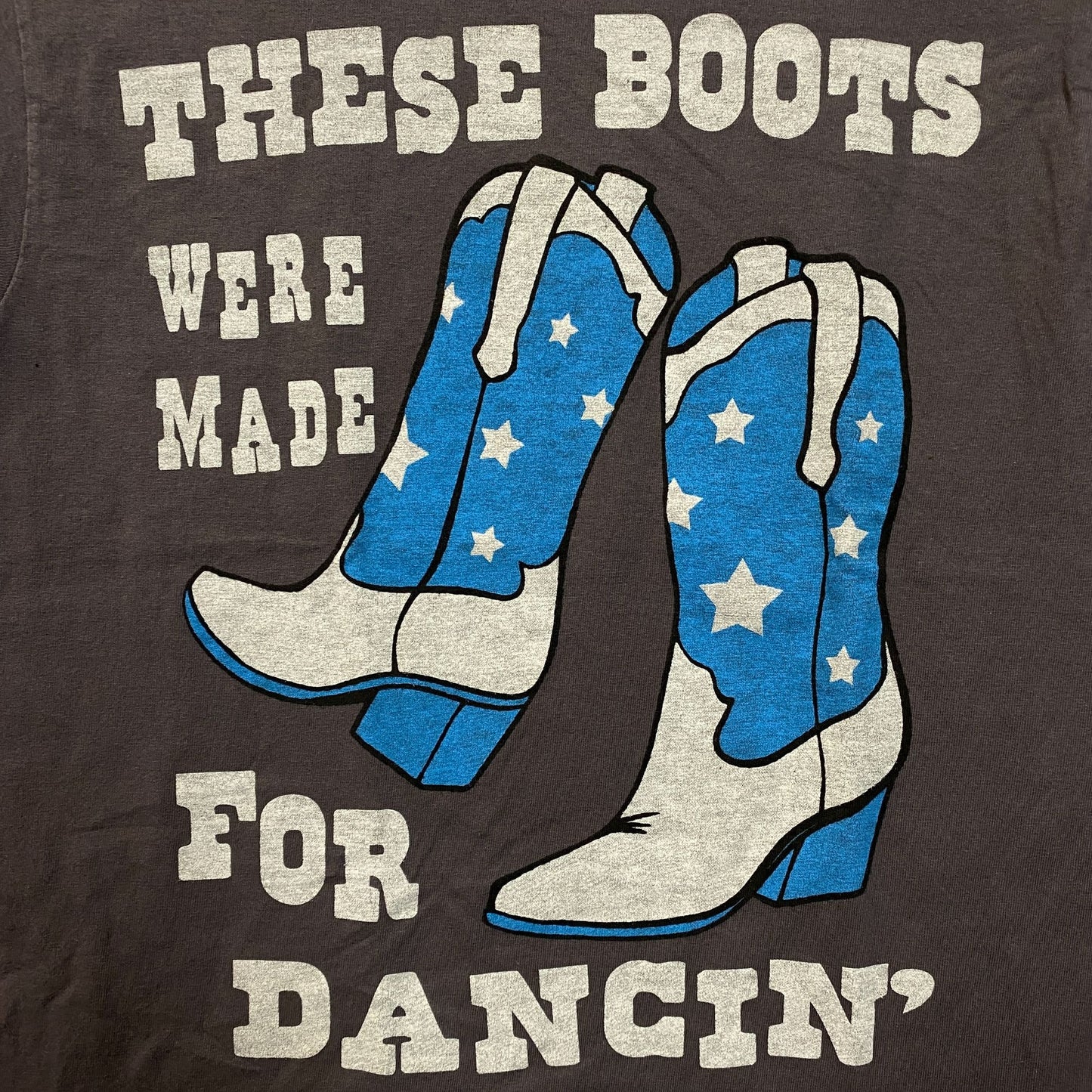 Junk Food These Boots Were Made For Dancin' Easy Graphic Women's Tee XS