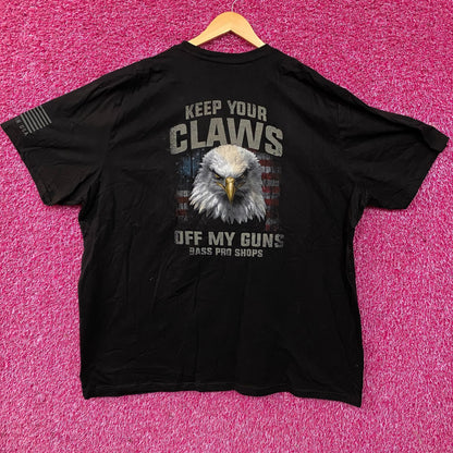 Bass Pro Shops "Claws Off My Guns" Graphic T-Shirt 4XL