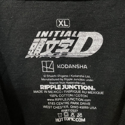 Initial D Takumi Fujiwara Toyota Sprinter Trueno AE86 Fujiwara Tofu Shop Anime T-Shirt XL