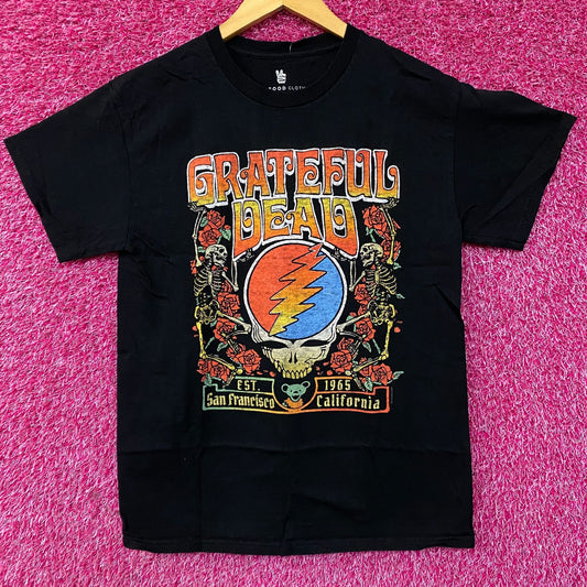 The Grateful Dead Est 1965 Rock Band T-Shirt Size Small