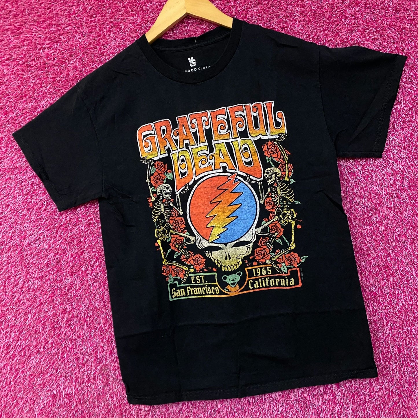 The Grateful Dead Est 1965 Rock Band T-Shirt Size Small
