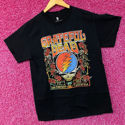 The Grateful Dead Est 1965 Rock Band T-Shirt Size Small