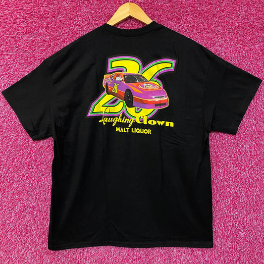 Talladega Nights Laughing Clown Malt Liquor #26 Racing tshirt size XL